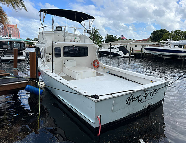 The Hook Me Up Charters fleet on the water