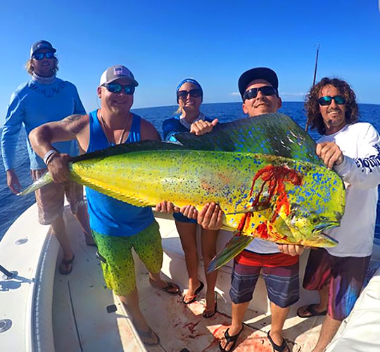 Fresh catch aboard Hook Me Up Charters