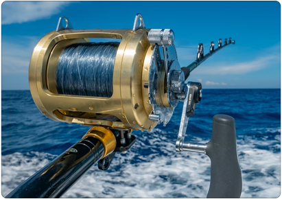 Professional fishing gear and rods